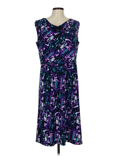 Pre-owned Travelsmith Cocktail Dress In Purple