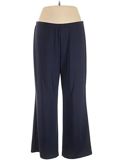 Pre-owned Travelsmith Dress Pants In Blue