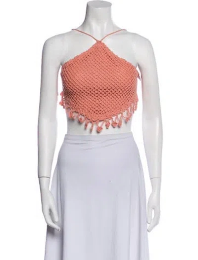 Pre-owned Travilla Strapless Crop Top W/ Tags In Multi