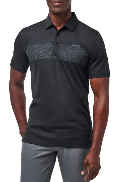 Travis Mathew Aloha Spirit Polo In Black