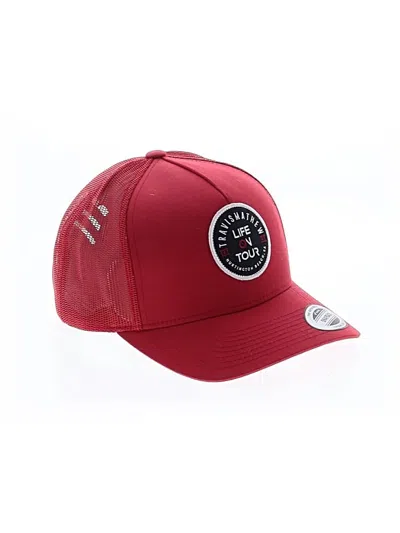 Pre-owned Travis Mathew Baseball Cap In Red