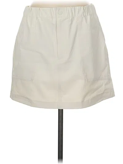 Pre-owned Travis Mathew Casual Skirt In Ivory