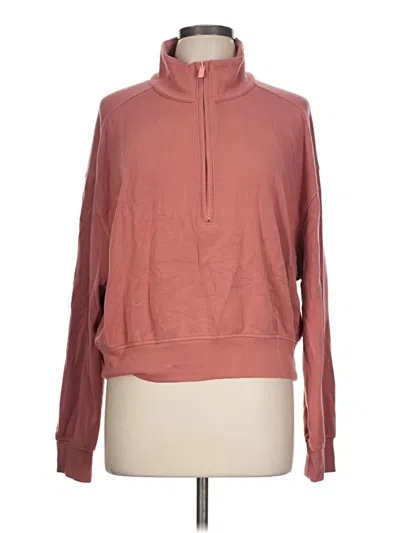 Pre-owned Travis Mathew Fleece Jacket In Pink