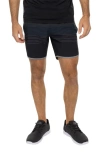 Travis Mathew Go Time 3.0 Stretch Performance Shorts In Black