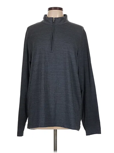 Pre-owned Travis Mathew Long Sleeve Turtleneck In Blue