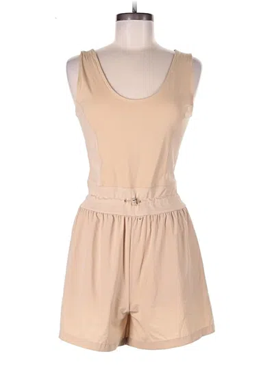 Pre-owned Travis Mathew Romper In Tan