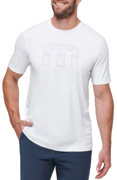 Travis Mathew Shoes Optional Logo Graphic T-shirt In White
