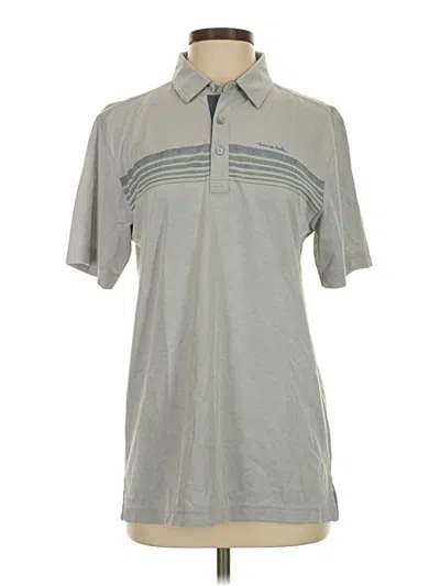 Pre-owned Travis Mathew Short Sleeve Polo Shirt In Gray