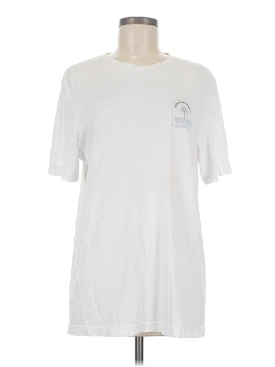 Pre-owned Travis Mathew Short Sleeve T-shirt In White