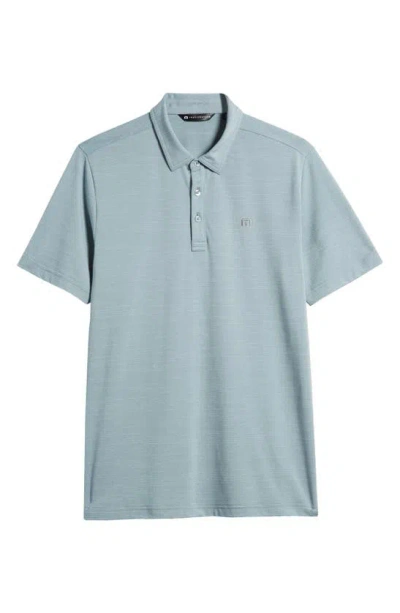 Travis Mathew The Heater Solid Short Sleeve Performance Polo In Gray