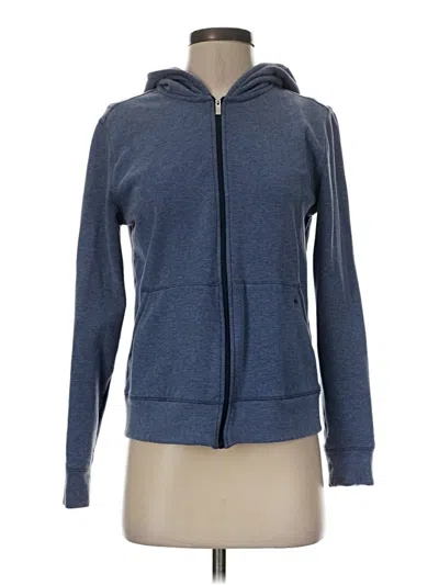 Pre-owned Travis Mathew Zip Up Hoodie In Blue