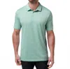 Travis Matthew Acropolis Polo In Eggshell Blue In Green