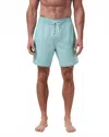 Travis Matthew Acropolis Swim Boardshort In Eggshell Blue In Blue