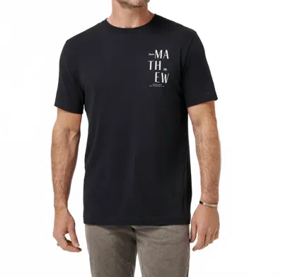 Travis Matthew Art Scene Short Sleeve Tee In Black
