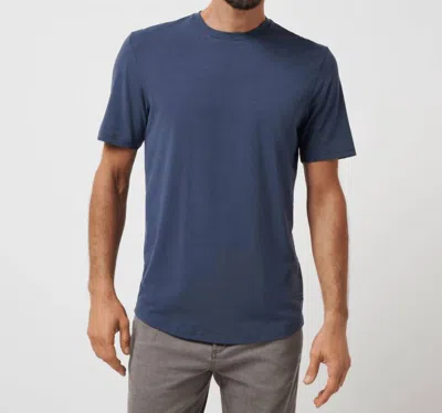 Travis Matthew Cloud Crew Short Sleeve Tee In Blue Nights