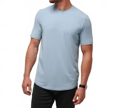 Travis Matthew Cloud Crew Short Sleeve Tee In Dusty Blue