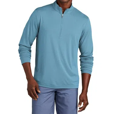 Travis Matthew Coto Performance 1/4 Zip Jacket In Brilliant Blue Heath