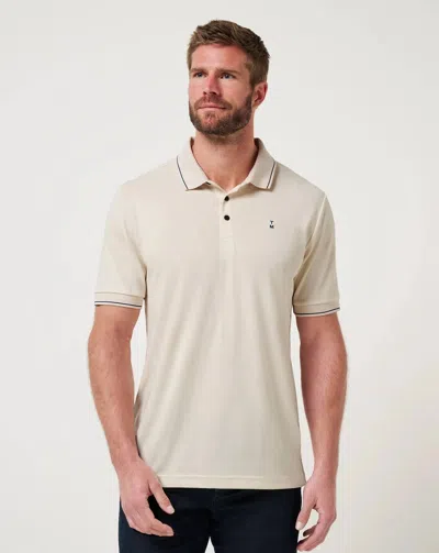 Travis Matthew Happier Hour Polo In Birch In Gray