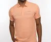 Travis Matthew Mesa Central Short Sleeve Polo In Heather Melon In Multi