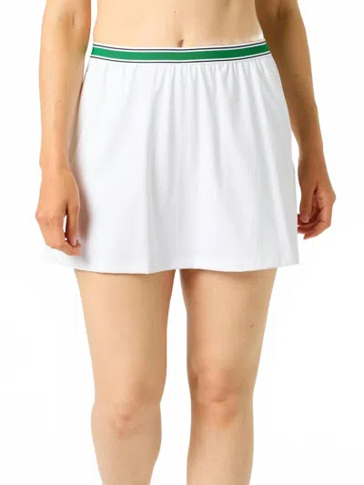 Travis Matthew Moveknit Novelty Skort In White