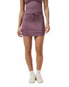 Travis Matthew Skyline Tie Skort In Heather Flint In Multi