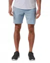Travis Matthew Tech Chino Short In Ash Blue In Blue