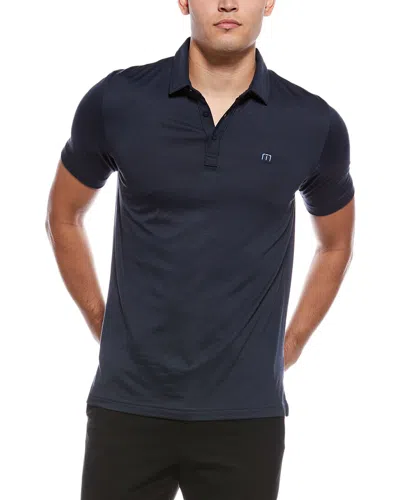 Travis Matthew Travismathew The Zinna Polo Shirt In Blue