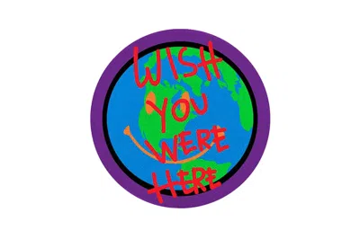 Pre-owned Travis Scott Astroworld Wish You Were Here Rug In Multi
