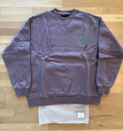 Pre-owned Travis Scott Audemars Piguet Cactus Jack Logo Ii Crewneck Size Large In Purple