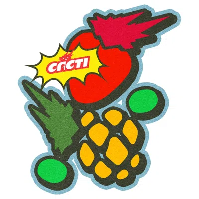 Pre-owned Travis Scott Cacti Flavors Rug In Multi