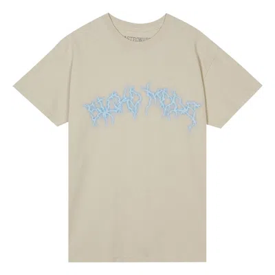 Travis Scott Cactus Jack Astroworld Printing T-shirt 'khaki' In Green