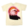 Travis Scott Cactus Jack Birds Hood Toyota Pop Up Eagle T-shirt 'beige' In Neutral