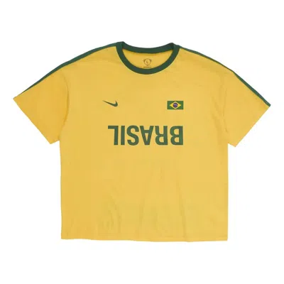 Travis Scott Cactus Jack By  X Nike Brasil Total 90 T-shirt 'yellow'