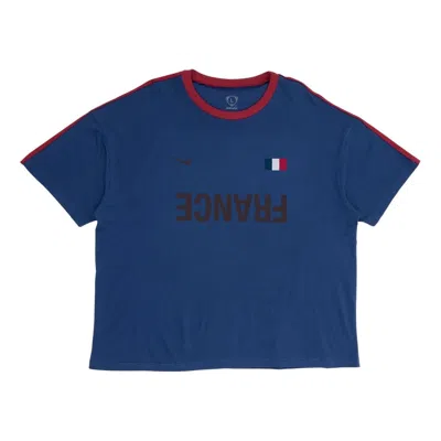 Travis Scott Cactus Jack By  X Nike France Total 90 T-shirt 'blue'