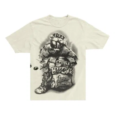 Travis Scott Cactus Jack By  X Spongebob Chum Bucket T-shirt 'white' In Neutral