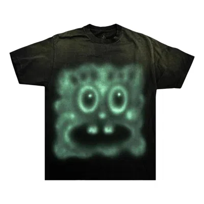 Travis Scott Cactus Jack By  X Spongebob Krabby Patty T-shirt 'black'