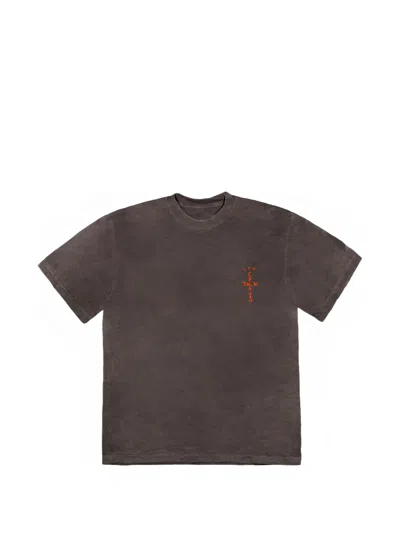 Travis Scott Cactus Jack Digital Girl Graphic-print T-shirt In Brown