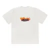 Travis Scott Cactus Jack Flame T-shirt 'cream' In White