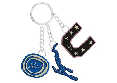 Pre-owned Travis Scott Cactus Jack For Fragment 3 Charm Keychain