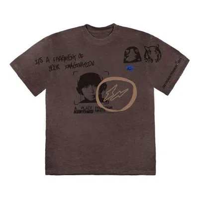 Travis Scott Cactus Jack For Fragment Hiroshi Tee 'brown Pepper'