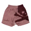 Travis Scott Cactus Jack For Mastermind Skull Shorts 'washed Red' In Brown