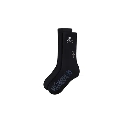 Pre-owned Travis Scott Cactus Jack For Mastermind Socks In Black