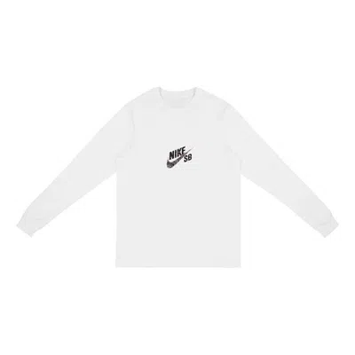 Travis Scott Cactus Jack For Nike Sb Longsleeve T-shirt 'white'
