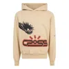 Travis Scott Cactus Jack Fw22 Motor Sport Hoodie 'medium Olive' In Neutral
