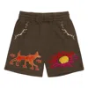 Travis Scott Cactus Jack Fw22 Sun Shorts 'brown'