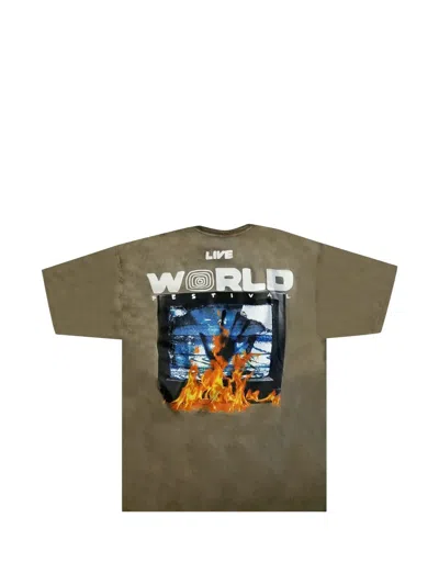 Travis Scott Cactus Jack Graphic-print T-shirt In Multi