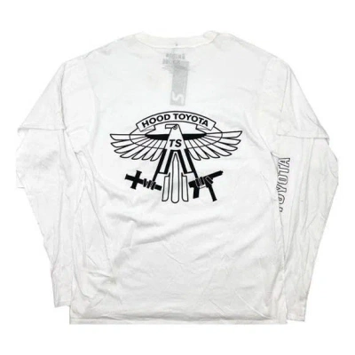 Travis Scott Cactus Jack Long Sleeve Hood Toyota T-shirt 'white'