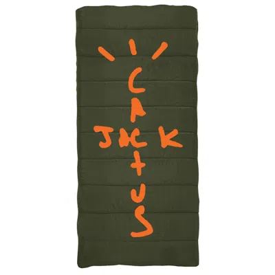 Pre-owned Travis Scott Cactus Jack Sleeping Bag In Olive