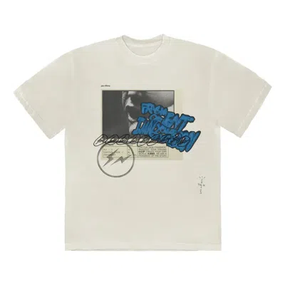 Travis Scott Cactus Jack X Fragment Manifest T-shirt 'white'