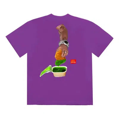 Travis Scott Cactus Jack X Mcdonald T-shirt 'purple'